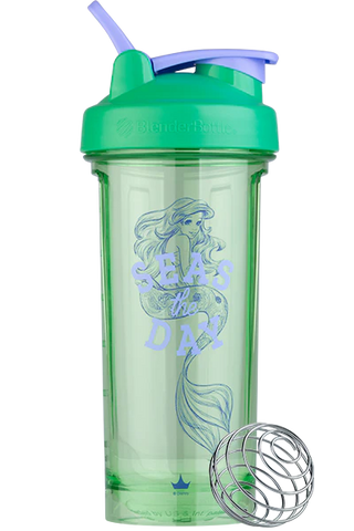 BlenderBottle Pro 28oz "Seas The Day" - Ariel/The Little Mermaid Shaker cup