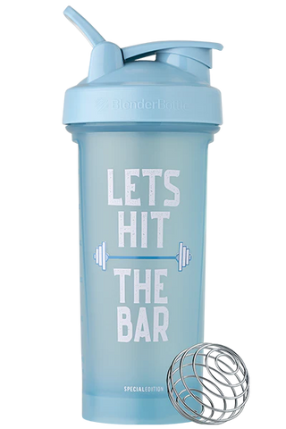 BlenderBottle 28oz "Let's Hit The Bar" - Gym Humor Series Shaker cup