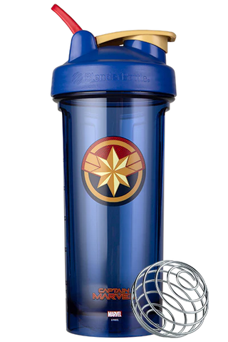 BlenderBottle Pro 28oz Captain Marvel  -  Marvel Shaker cup