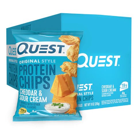 Quest Nutrition Cheddar & Sour Cream Protein Chips