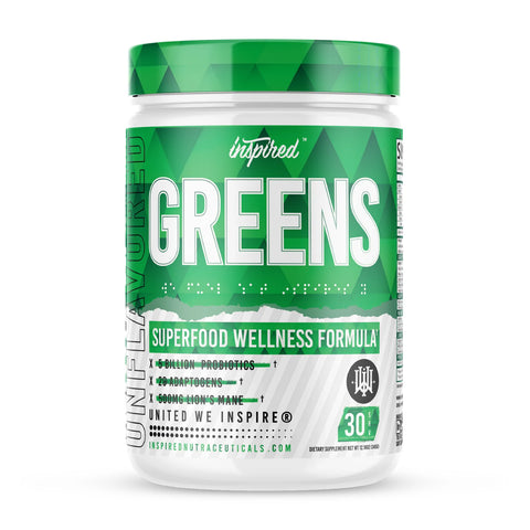 Inspired Nutraceuticals Greens Superfood Powder (Select Flavor)