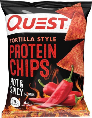 Quest Nutrition Hot & Spicy Tortilla Style Protein Chips