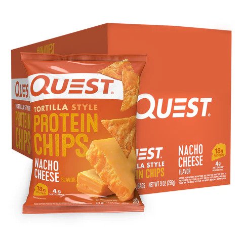 Quest Nutrition Nacho Cheese Tortilla Style Protein Chips