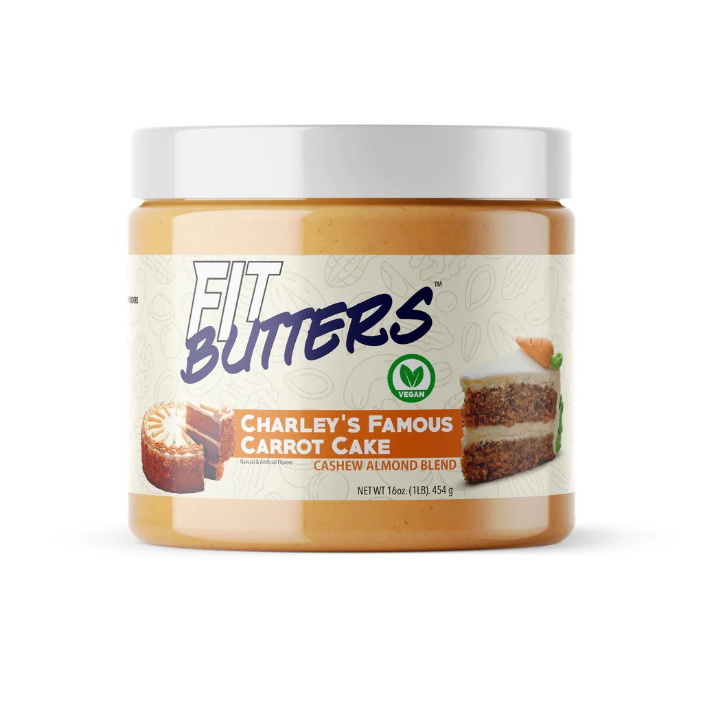 Fit Butters Charley's Famous Carrot Cake Cashew Almond Butter (Vegan)