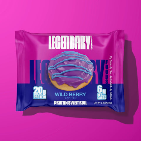 Legendary Foods Protein Sweet Roll - Wild Berry Flavor