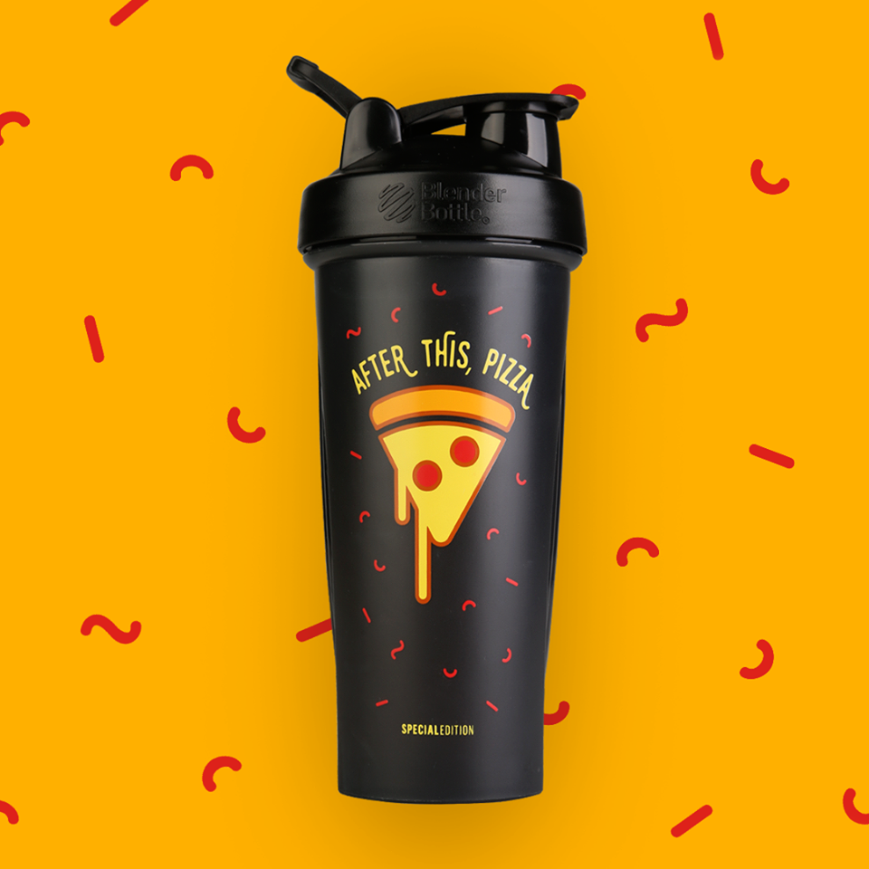 BlenderBottle 28oz Pizza SPECIAL EDITION Shaker cup – CORE Sports  Nutrition